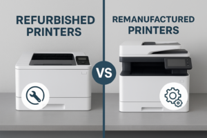 Remanufacture vs Refurbished Printers comparison