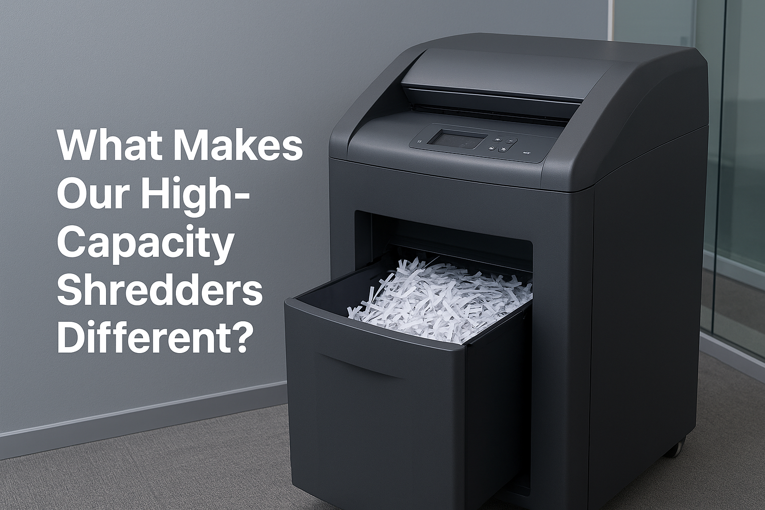 High-capacity Shredders